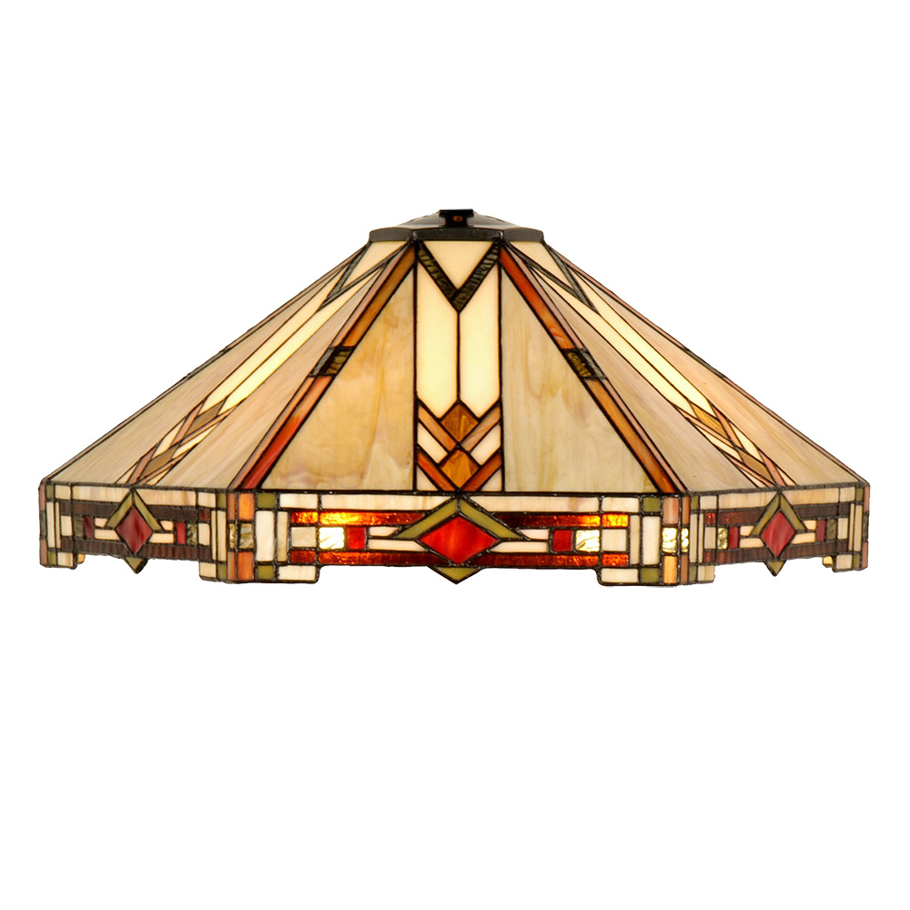 [5LL-5597] Lampenkap Tiffany Ø 50x25 cm