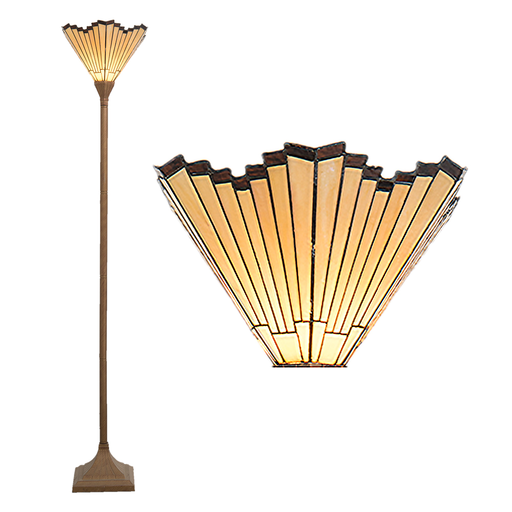 [5LL-5734] Vloerlamp Tiffany 37x37x183 cm E27/max 1x60W