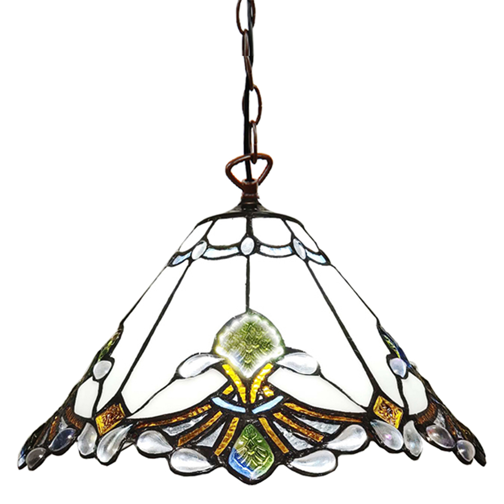[5LL-6184] Hanglamp Tiffany Ø 31x107 cm E27/max 1x60W