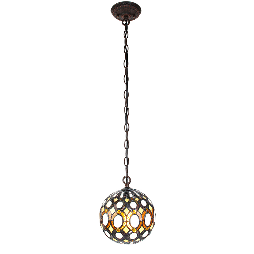 [5LL-6270] Hanglamp Tiffany Ø 20x116 cm E14/max 1x25W
