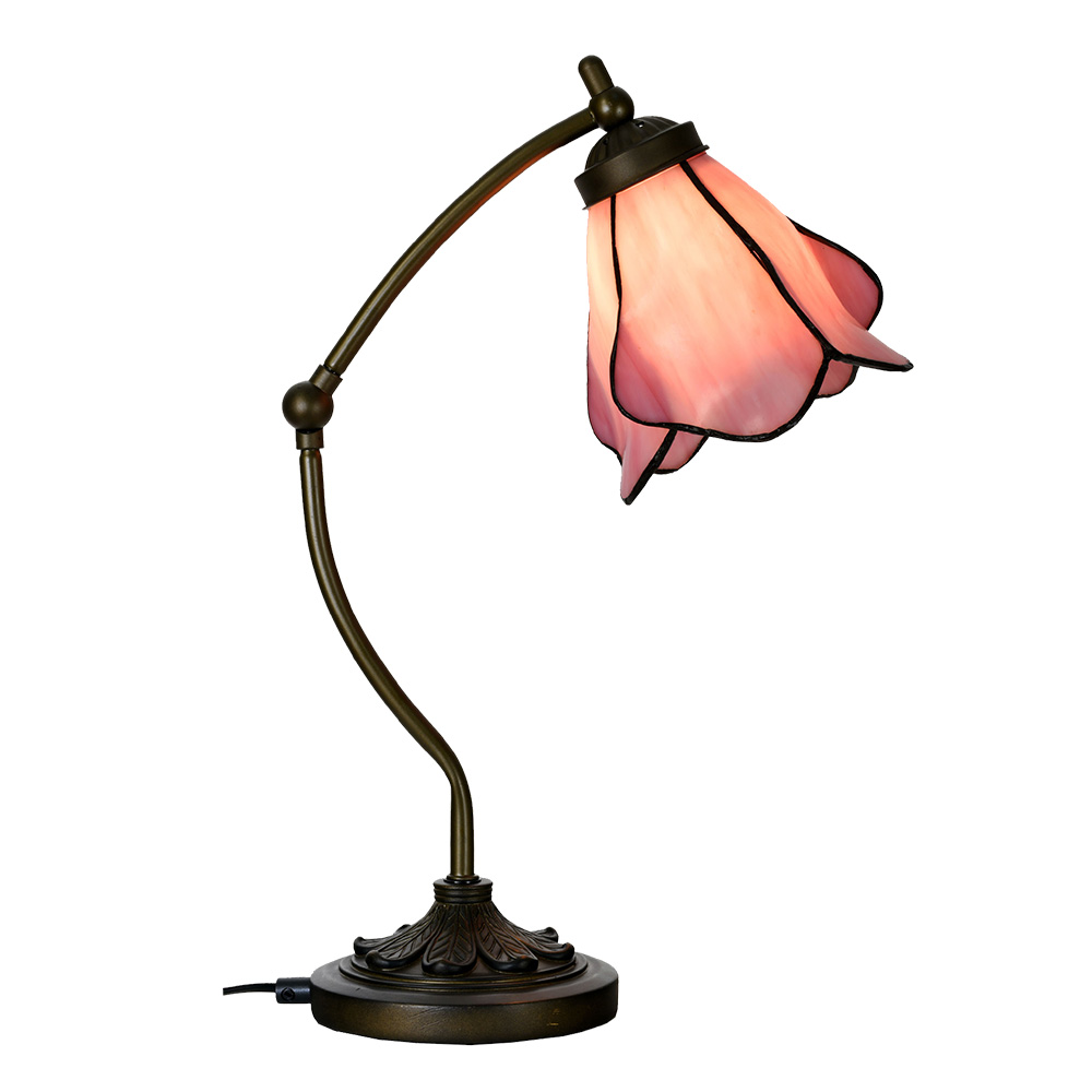 [5LL-6369] Tafellamp Tiffany 26x19x50 cm E14/max 1x25W