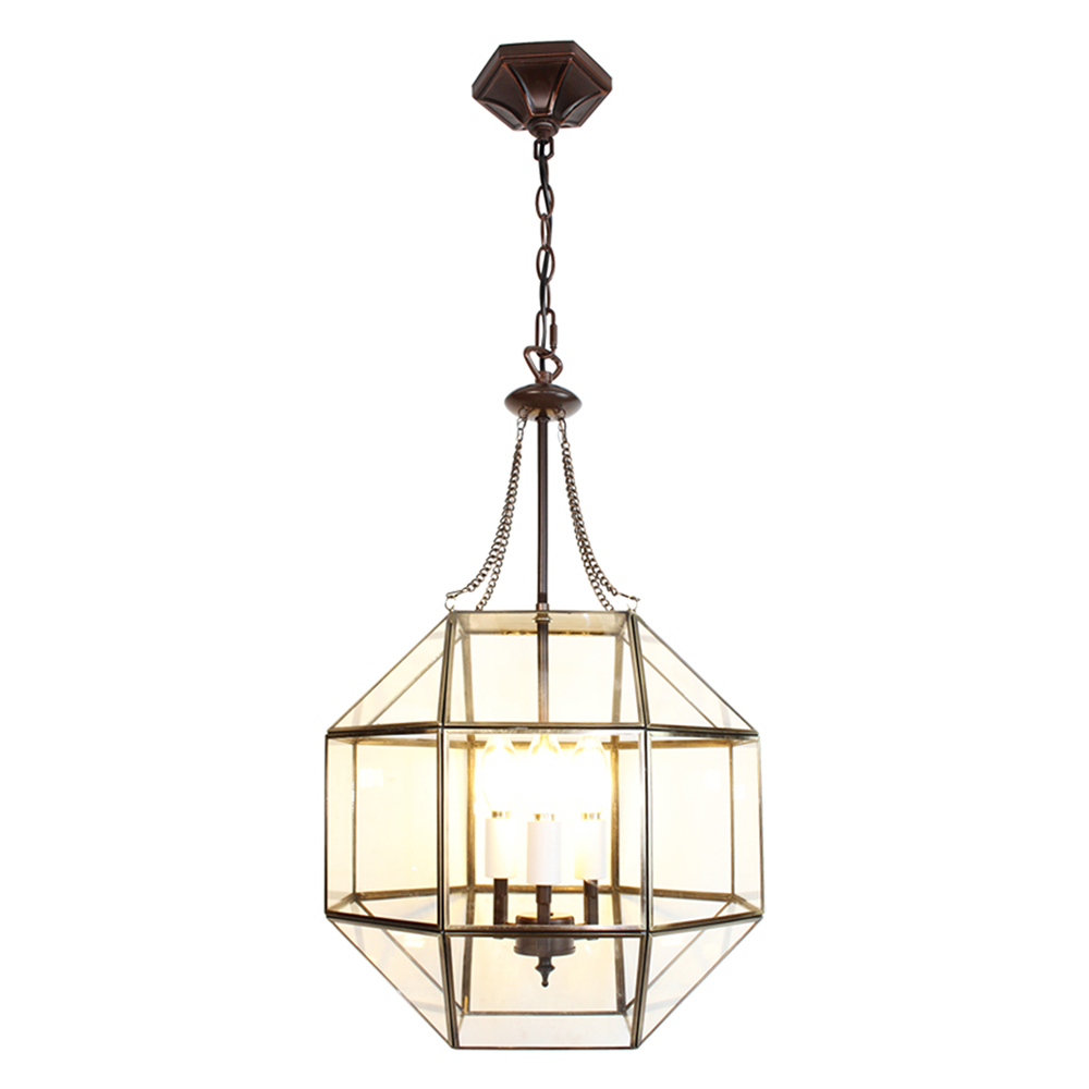 [5LL-9343] Hanglamp 40x40x190 cm E14/max 3x40W