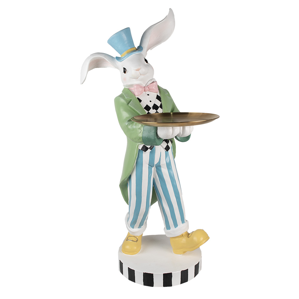 [5MG0054] Decoratie konijn 47x52x105 cm