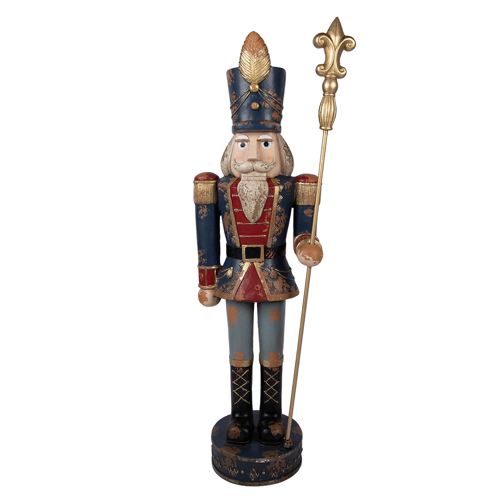 [5MG0076] Decoratie notenkraker 39x30x136 cm