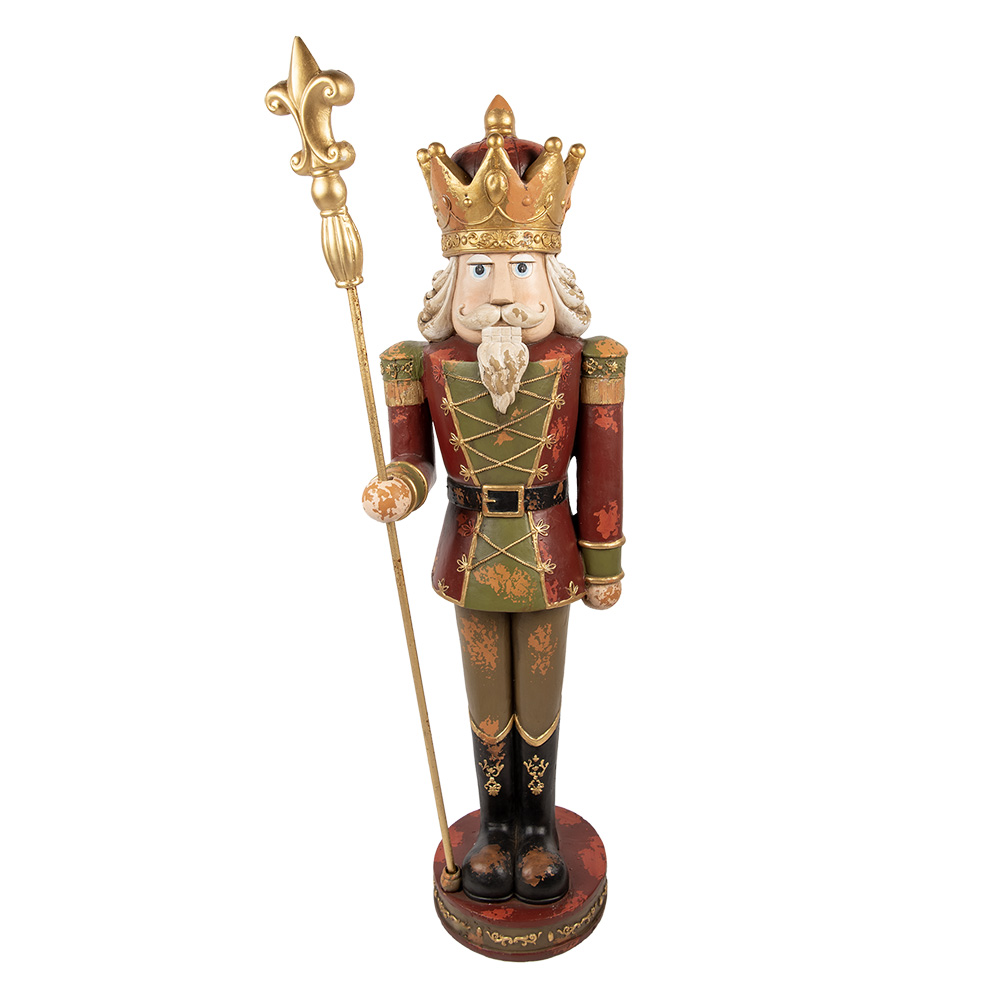 Decoratie notenkraker 35x30x135 cm