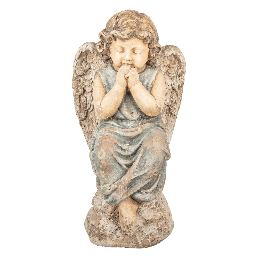 [5MG0088] Decoratie engel 32x23x56 cm