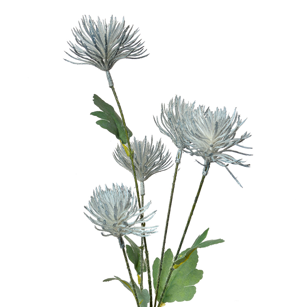 [5PL0124BL] Decoratie tak met bloemen 16x9x70 cm