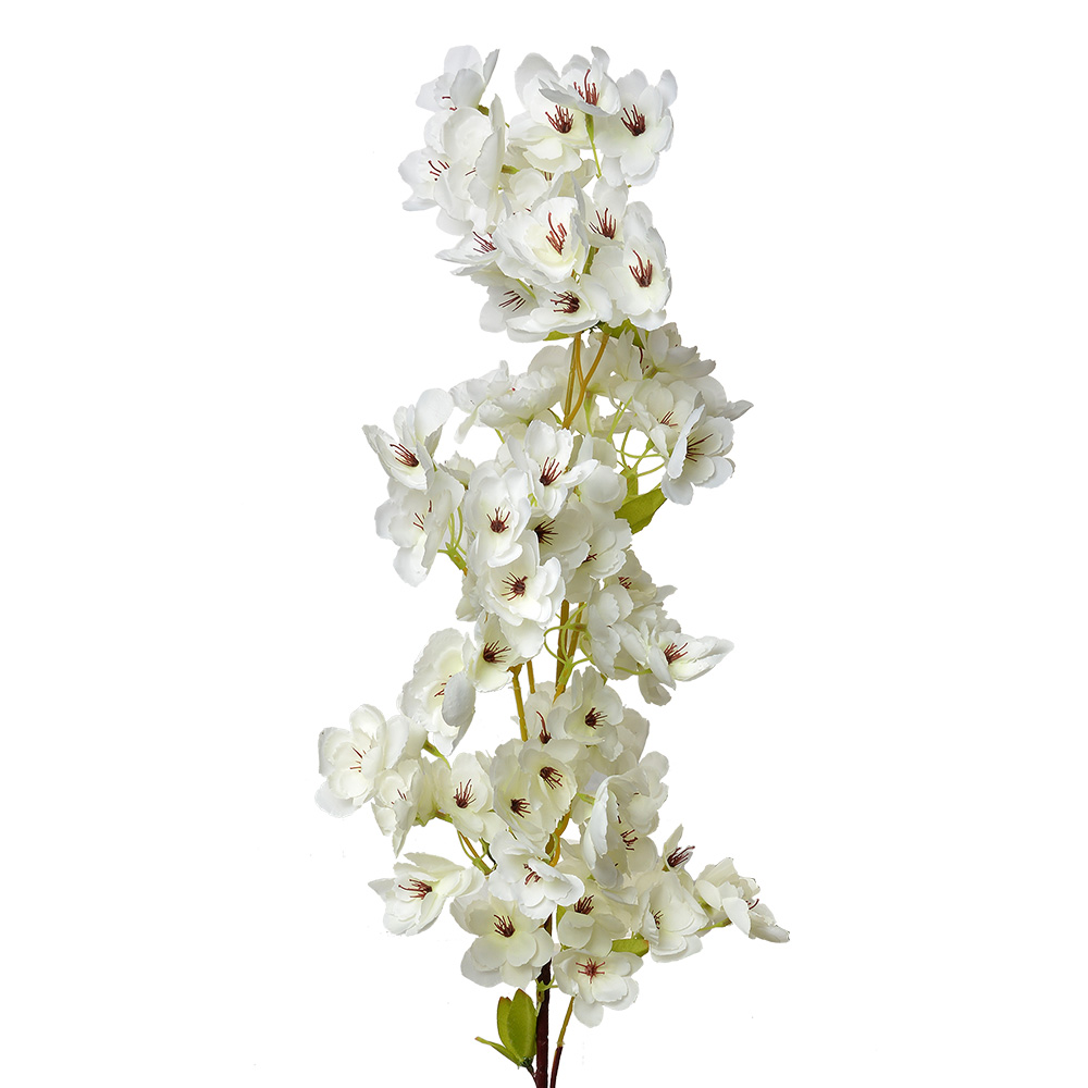 Decoratie tak met bloemen 16x8x98 cm