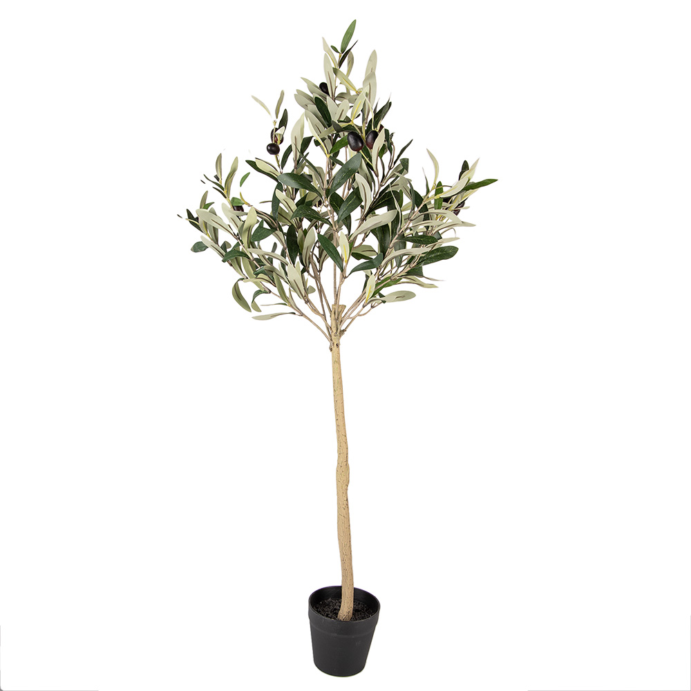 [5PL0149] Decoratie olijf boom 20x20x90 cm
