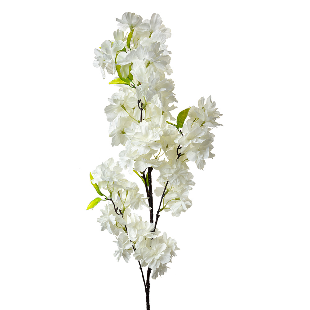 [5PL0156] Decoratie tak met bloemen 20x8x104 cm