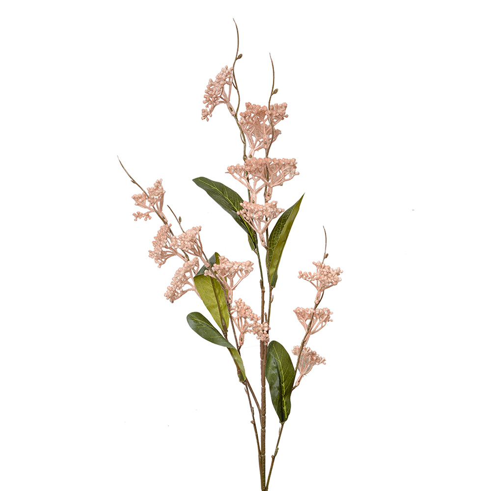 [5PL0164P] Decoratie tak met bloemen 8x6x80 cm