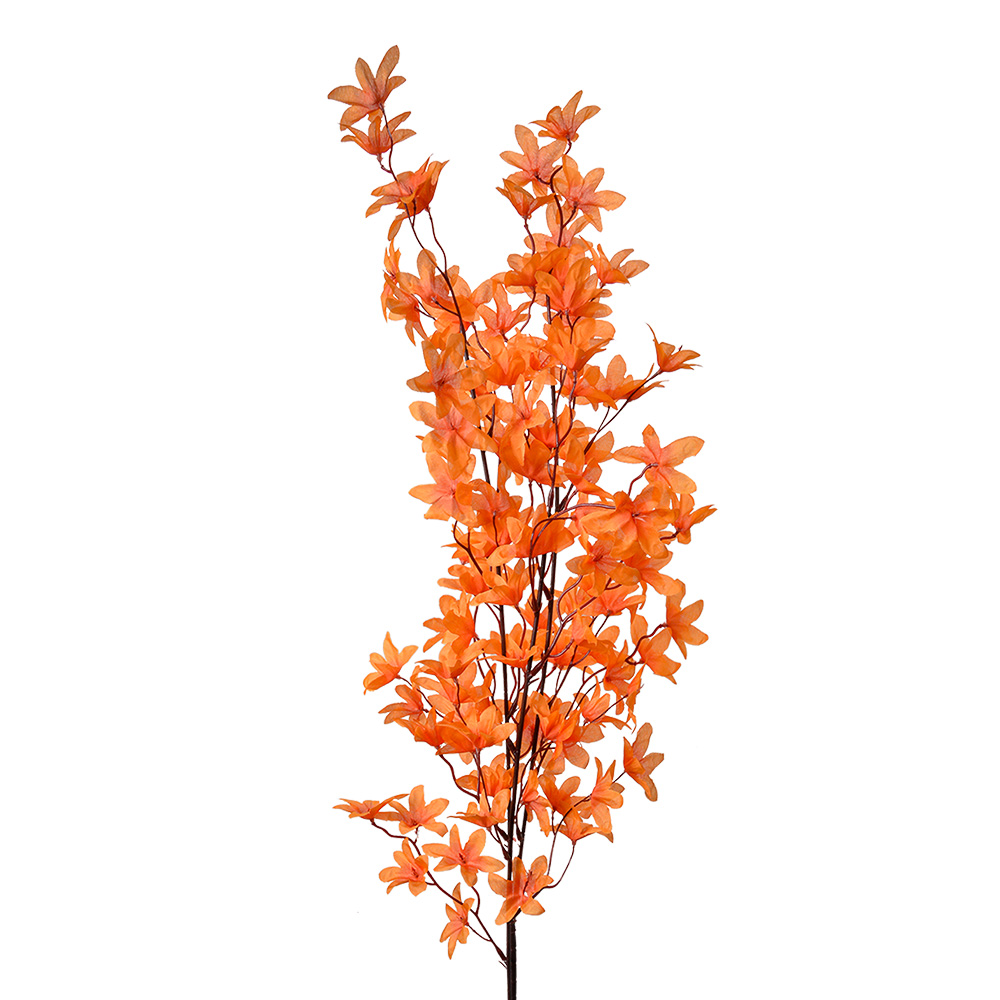 [5PL0167O] Decoratie tak met bloemen 6x6x110 cm