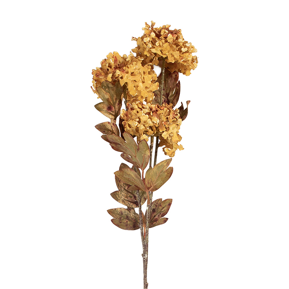 [5PL0193Y] Decoratie tak met bloemen 10x8x76 cm