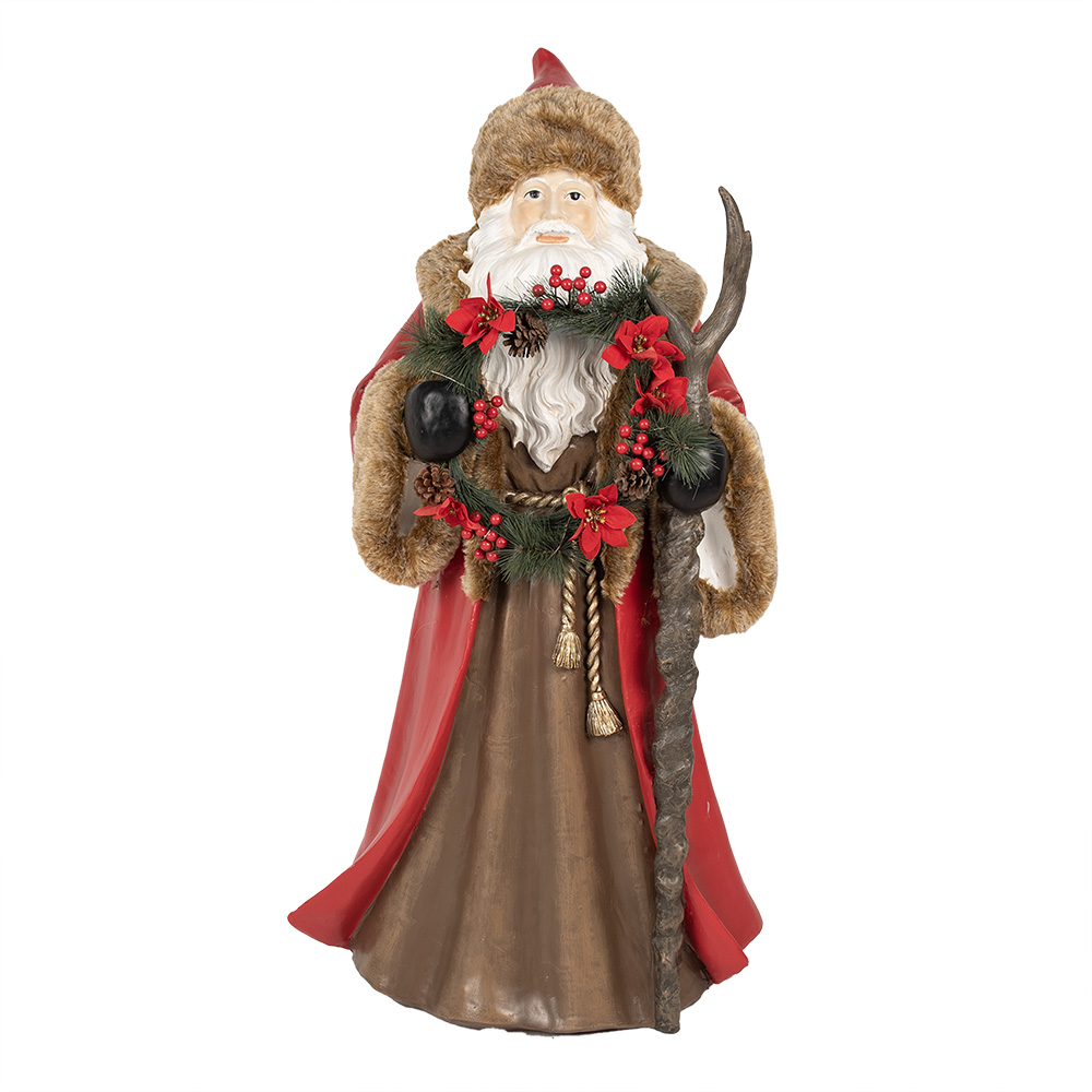 [5PR0138] Decoratie kerstman 65x49x122 cm