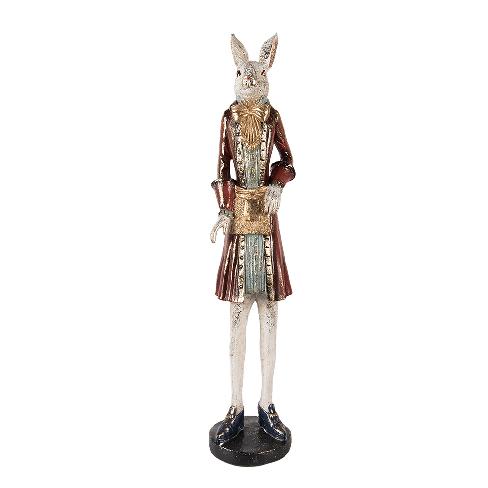 [5PR0161] Decoratie konijn 12x12x53 cm