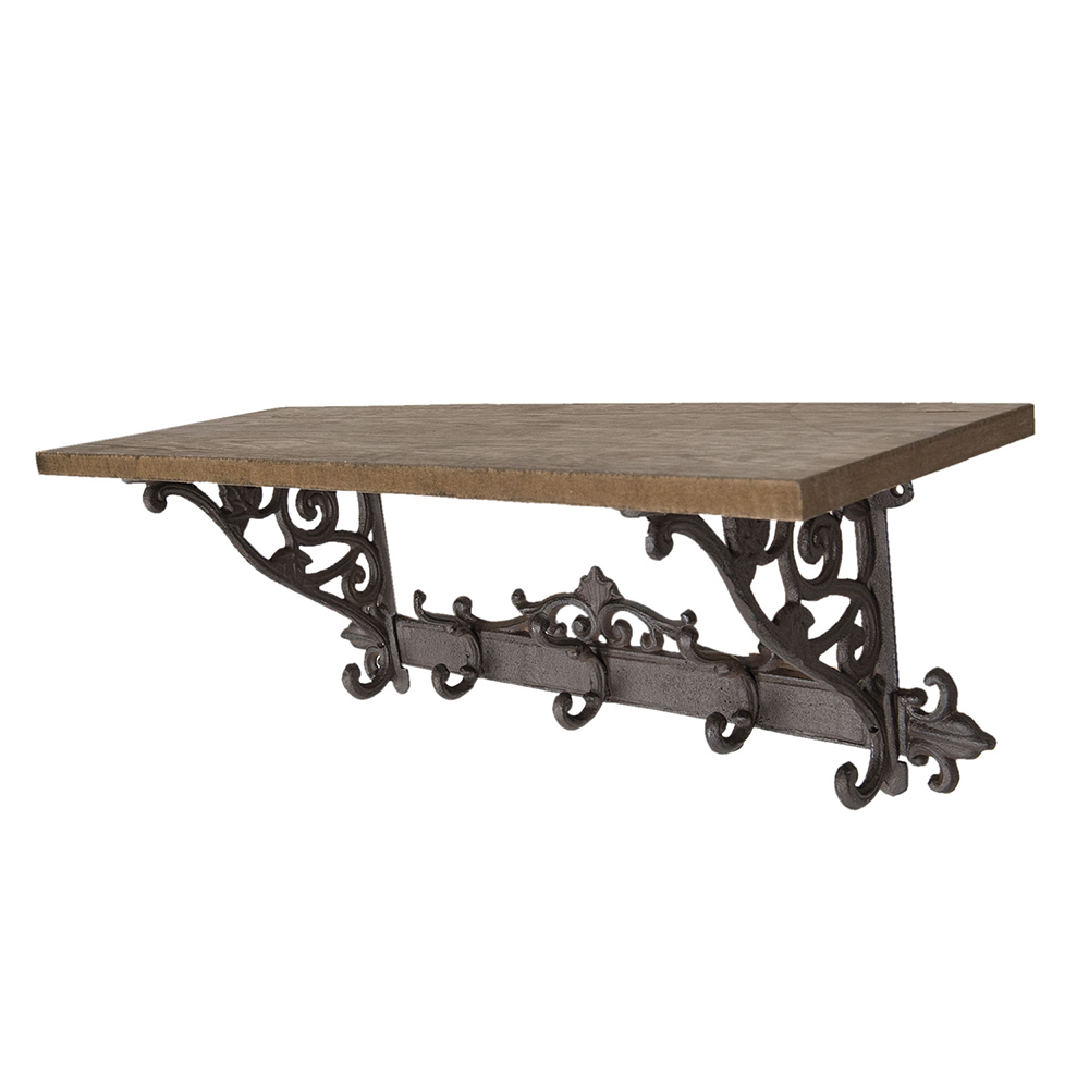 [5Y0526] Kapstok 5 haken 58x20x22 cm