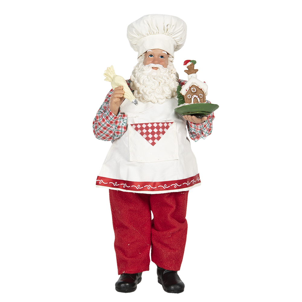 [64648] Decoratie kerstman 13x10x28 cm