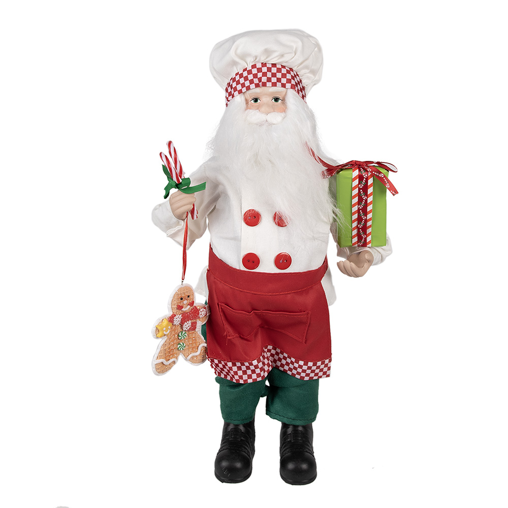 [65215] Decoratie kerstman 26x16x46 cm