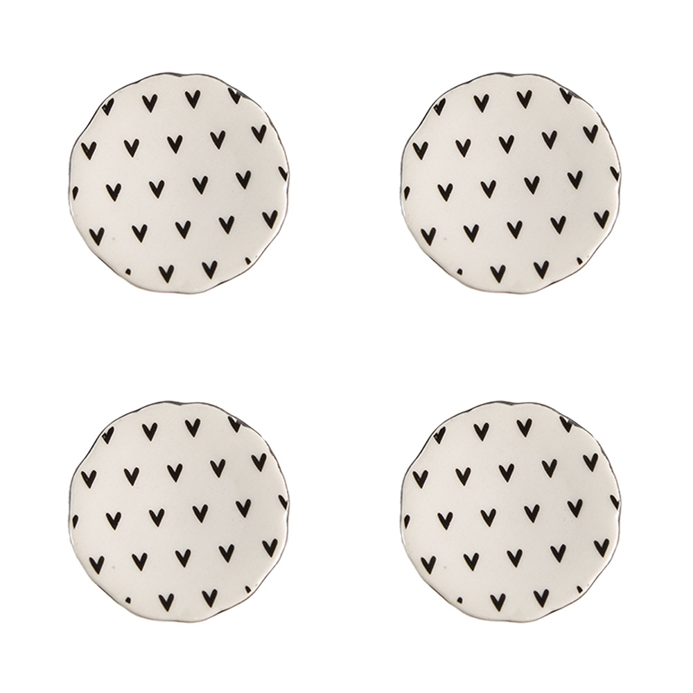 [65290] Deurknop set van 4 Ø 4x3/6 cm