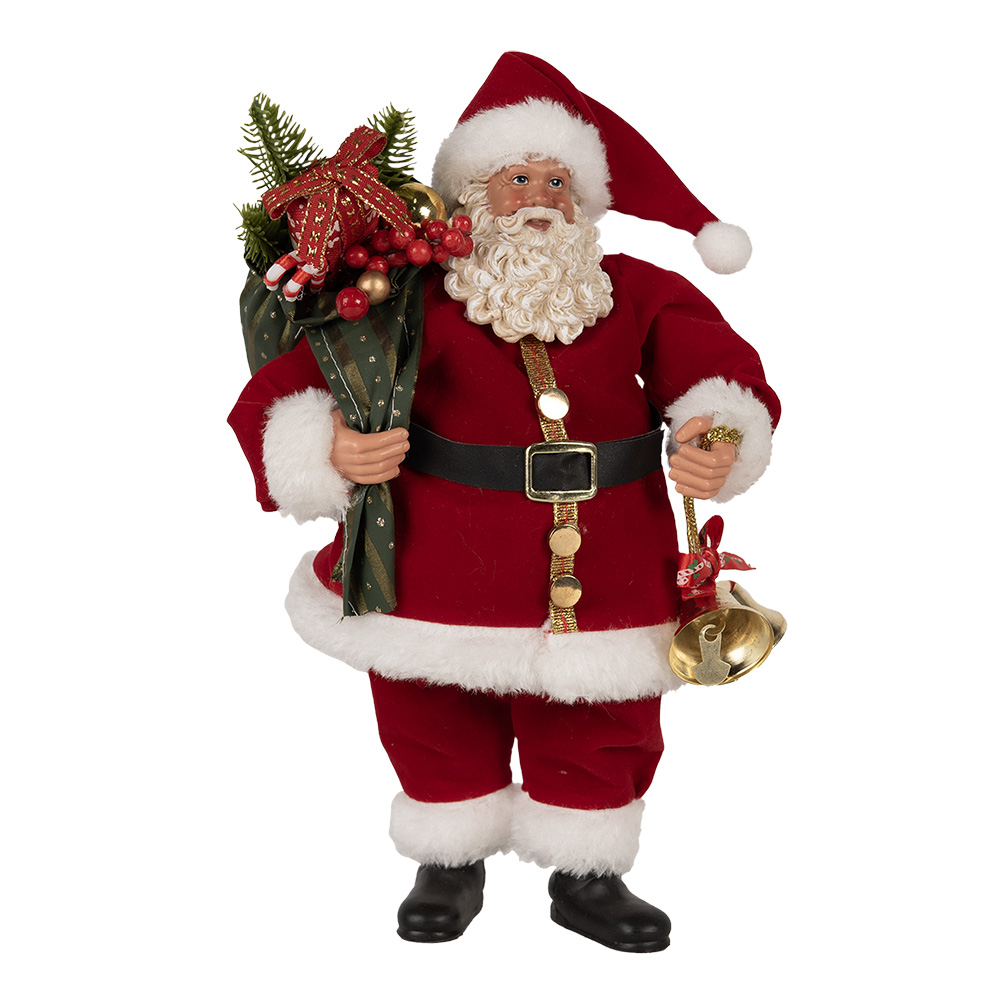 [65597] Decoratie kerstman 17x10x27 cm