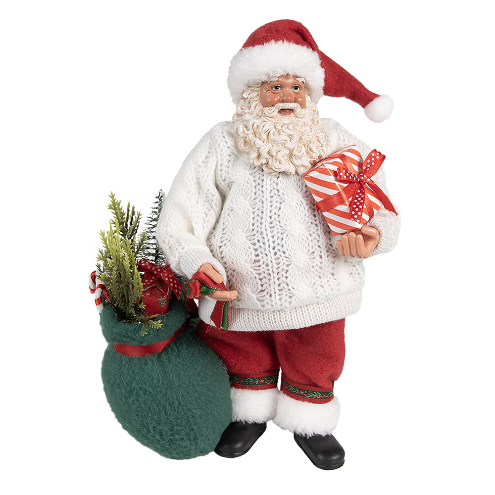 [65599] Decoratie kerstman 18x13x27 cm