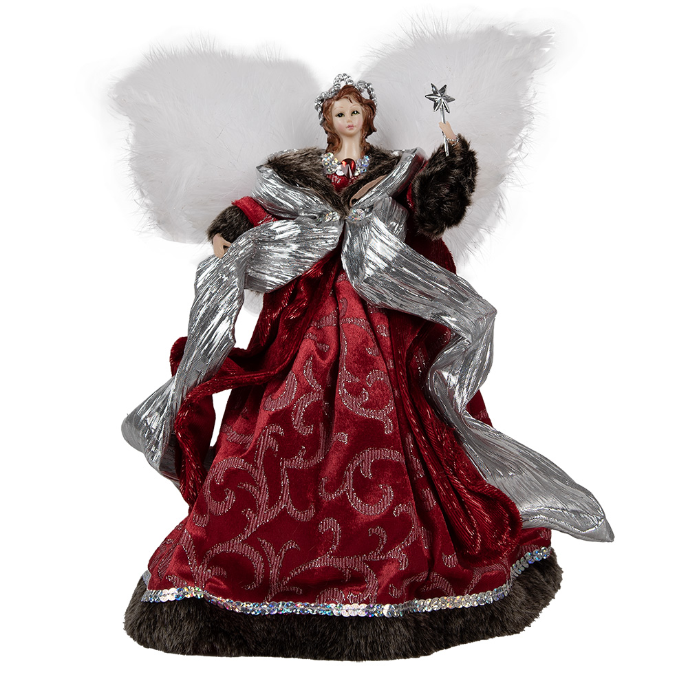 [65618] Decoratie engel 20x15x28 cm