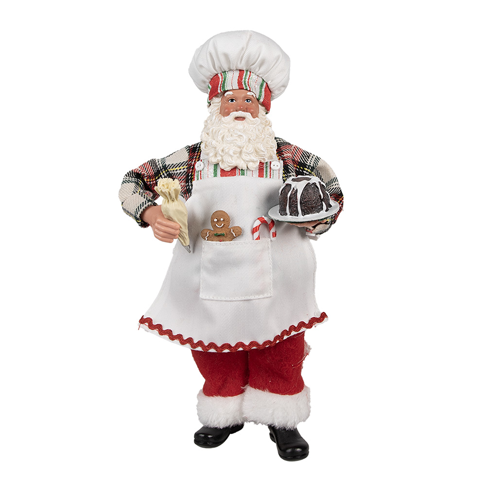 [65629] Decoratie kerstman 16x9x28 cm