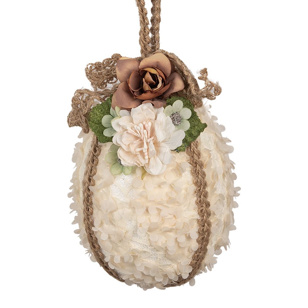 Decoratie hanger ei Ø 11x17 cm