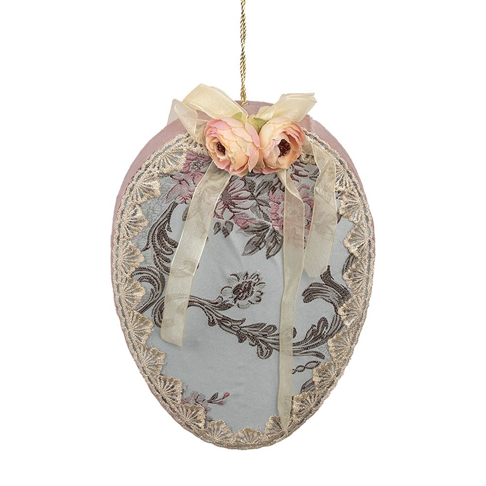 [65937] Decoratie hanger ei 21x4x30 cm