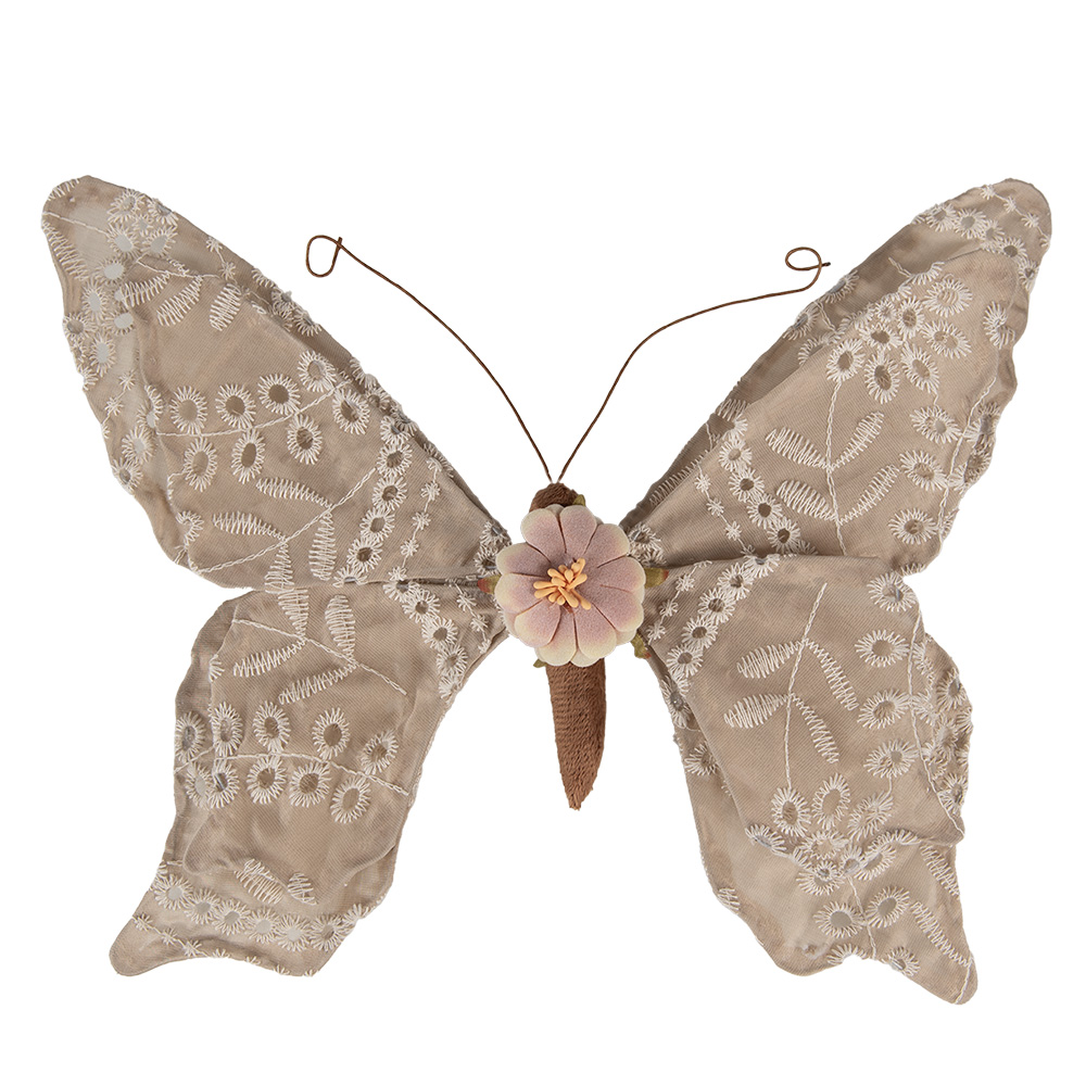 [65953] Decoratie vlinder 28x4x22 cm