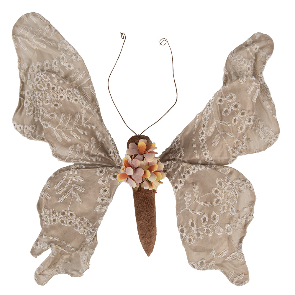 [65954] Decoratie vlinder 33x6x31 cm