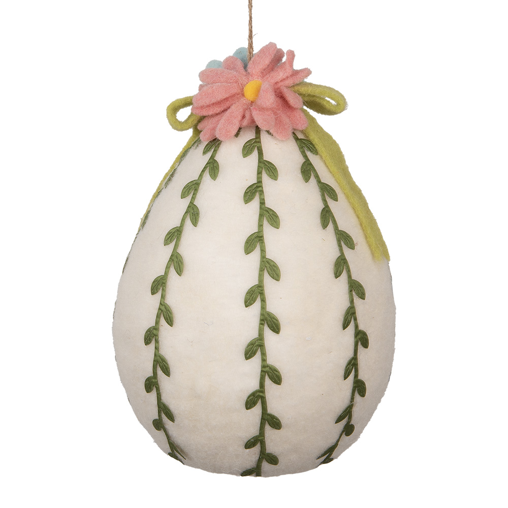 [65959] Decoratie hanger ei Ø 18x27 cm