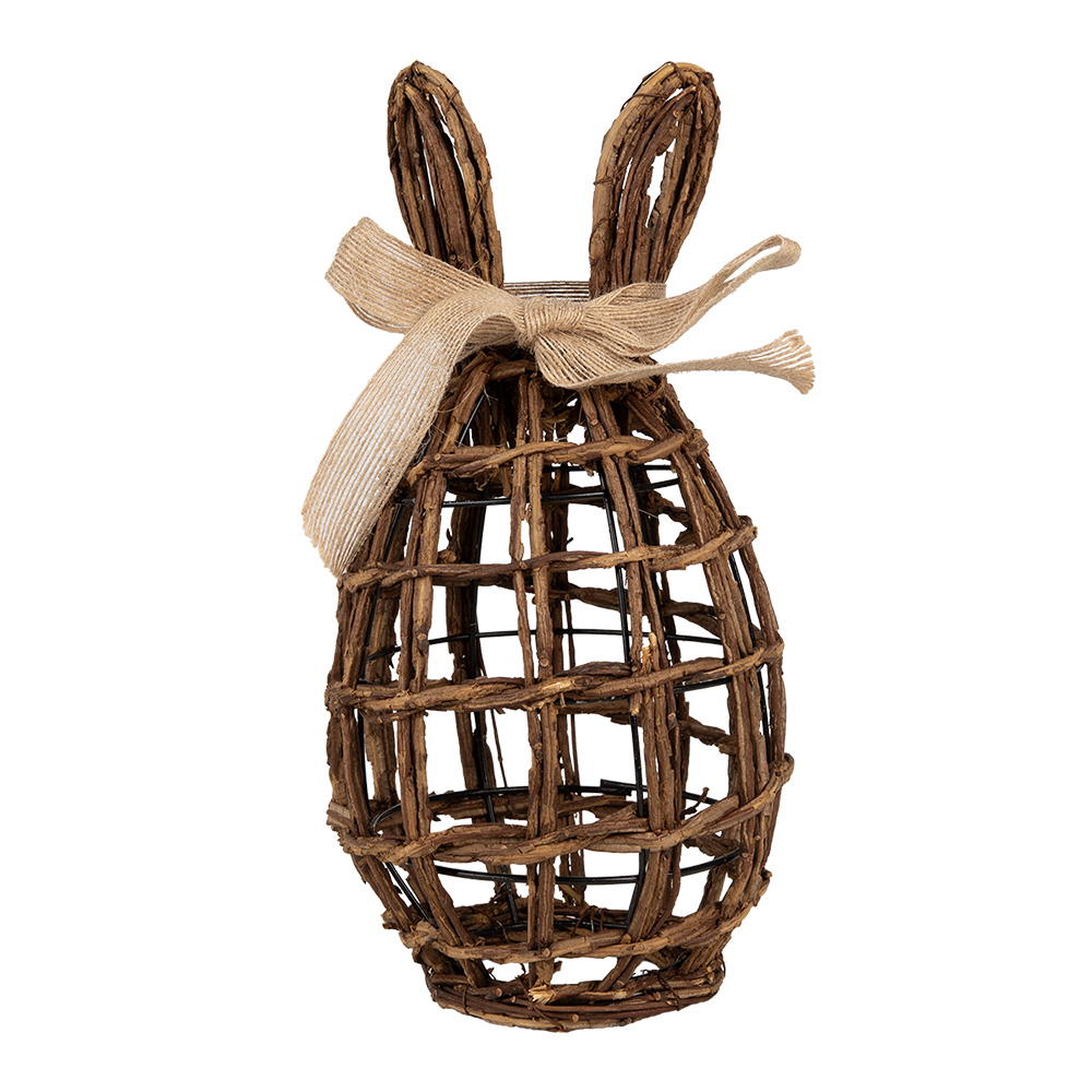 Decoratie konijn 16x16x31 cm