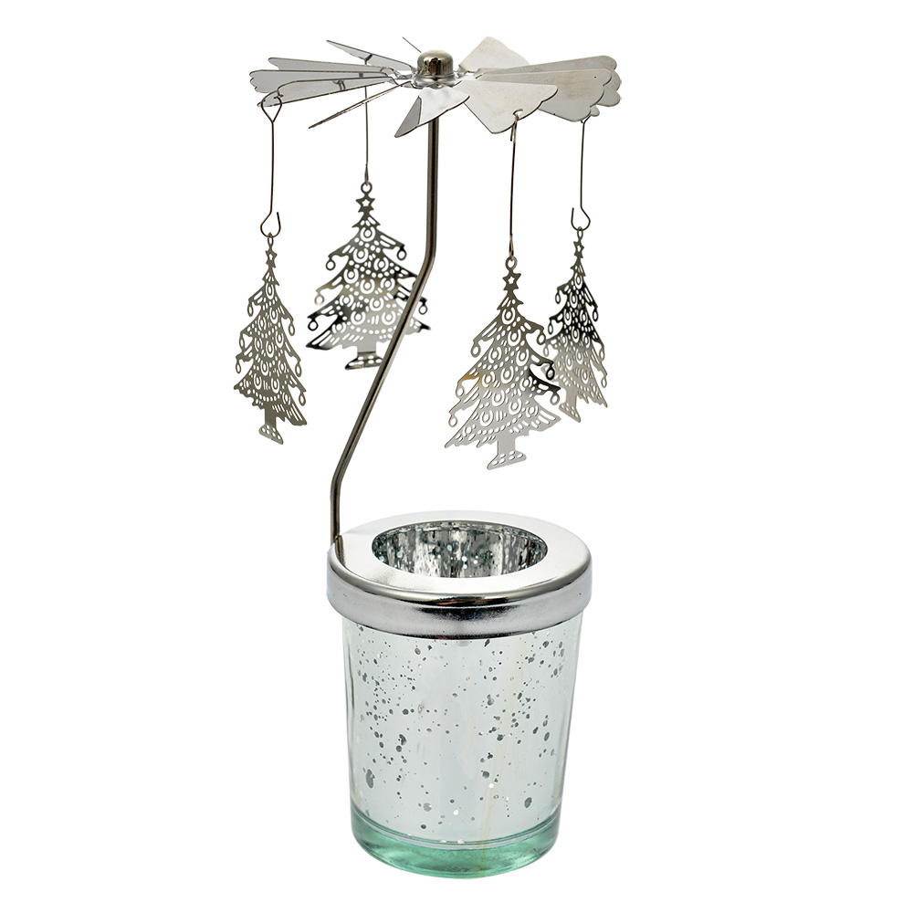 Theelichtcarrousel Ø 8x17 cm