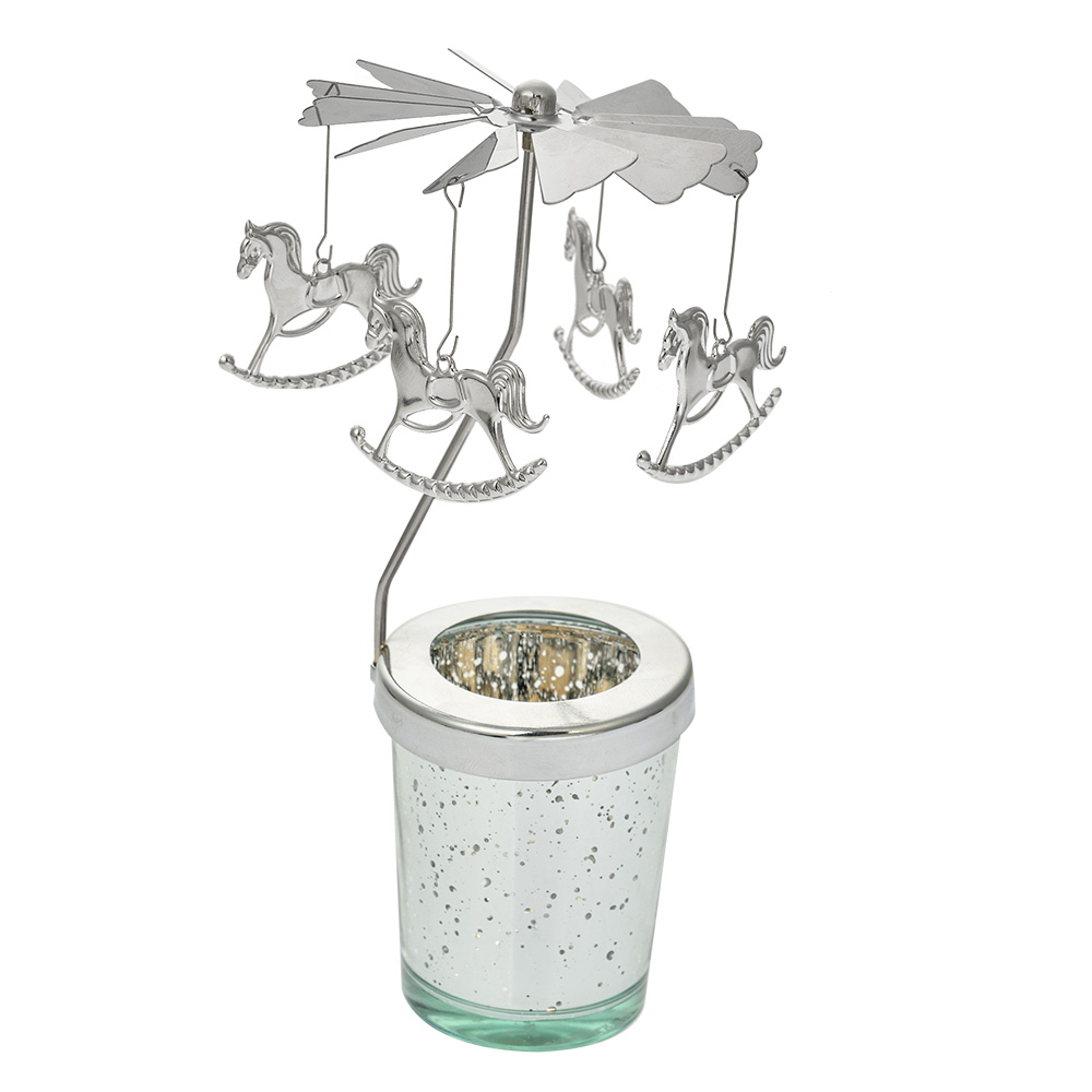 [66081] Theelichtcarrousel Ø 8x17 cm