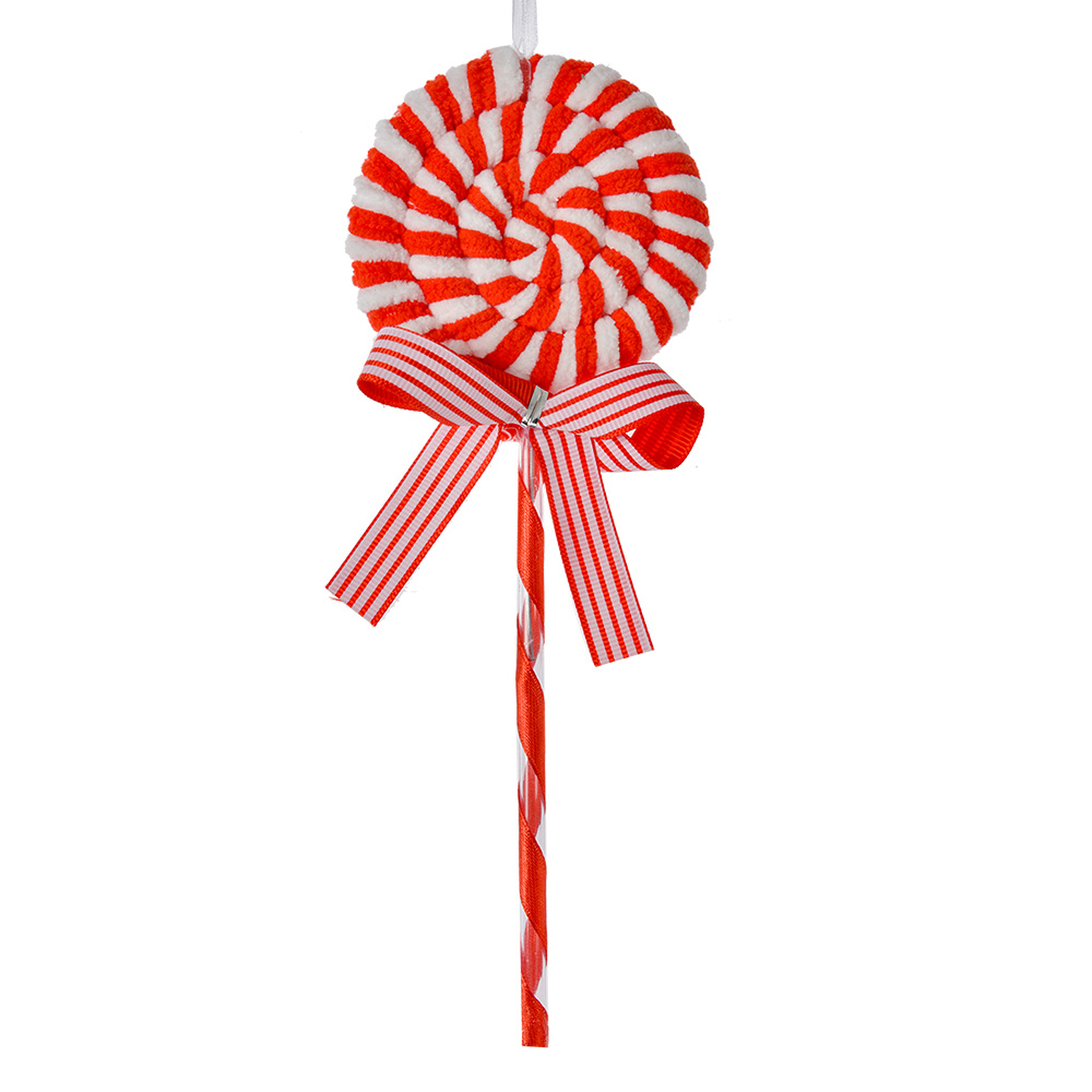 [66114R] Decoratie hanger lolly 9x2x25 cm