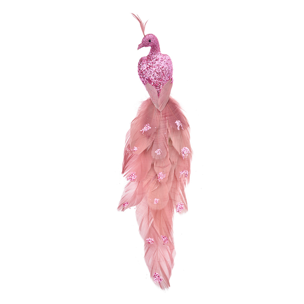 [66139] Decoratie vogel 30x7x10 cm