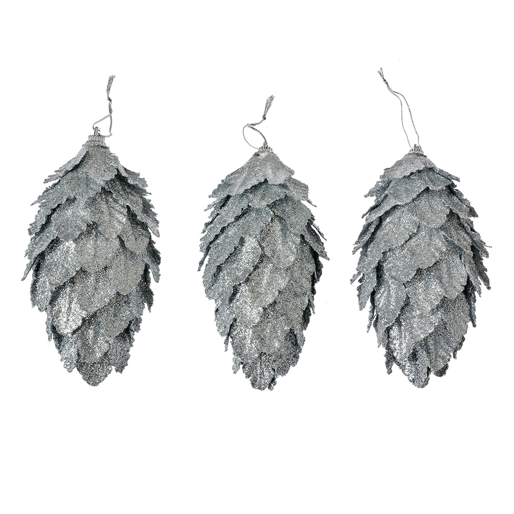 [66173ZI] Decoratie Kerst (3) Ø 7x13 cm