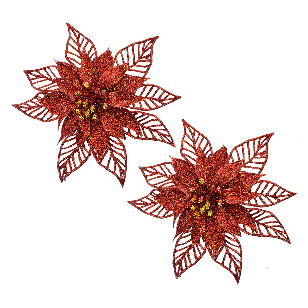 [66186R] Decoratie Kerst (2) Ø 15x2 cm