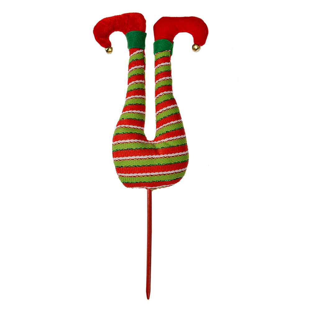 [66195] Decoratie Kerst Elfenbenen 19x4x50 cm