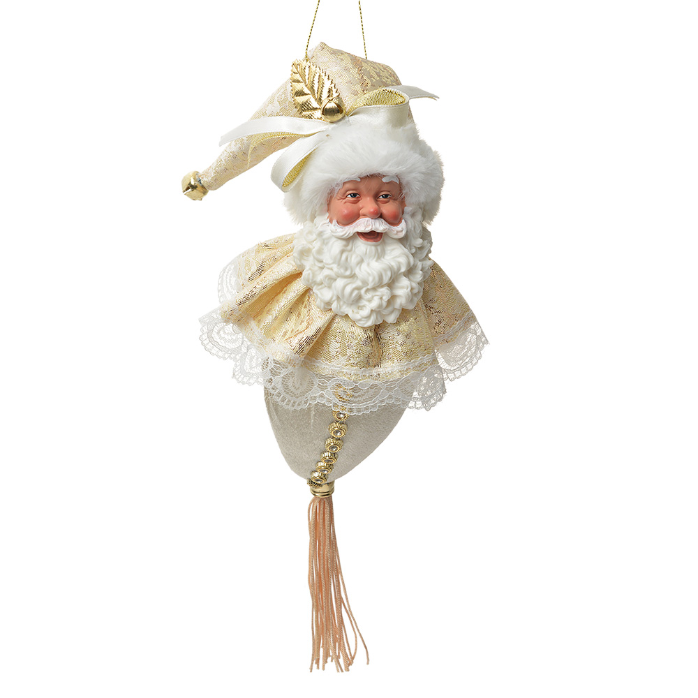 [66221] Decoratie hanger Kerstman 8x8x35 cm