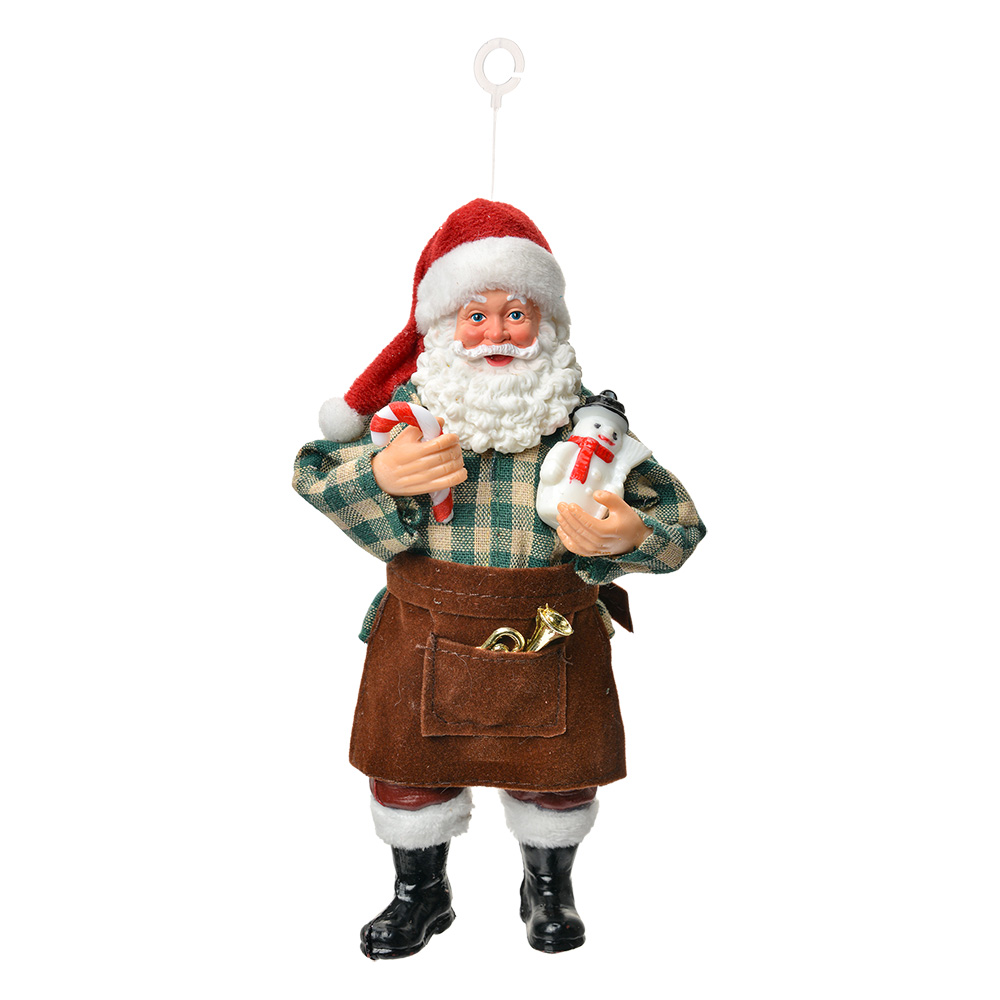 [66242] Decoratie Hanger Kerstman 9x6x17 cm