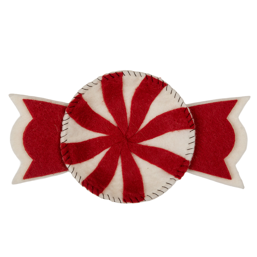 [66289] Vilten schaal snoepje 30x18x3 cm