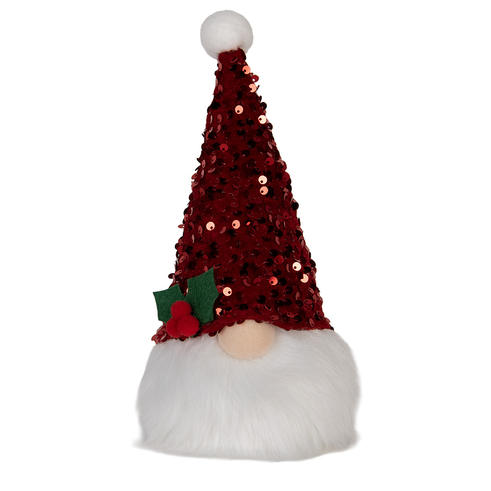 [66330] Decoratie kabouter met LED 10x10x25 cm / 3xAA