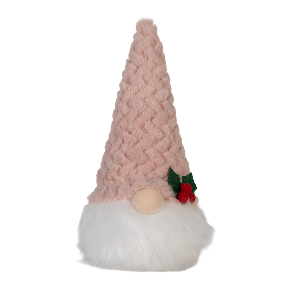 Decoratie kabouter met LED 10x10x25 cm / 3xAA