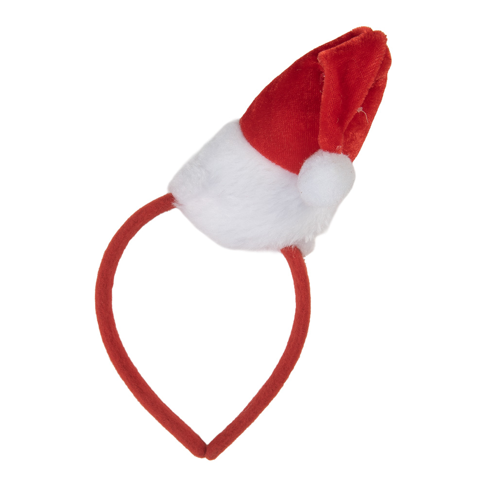 [66354] Haarband met kerstmuts 12x6x22 cm