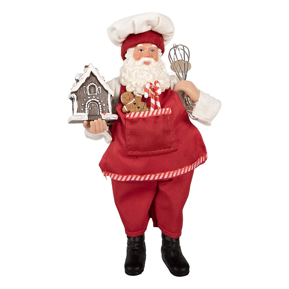 [66358] Decoratie kerstman 16x9x26 cm