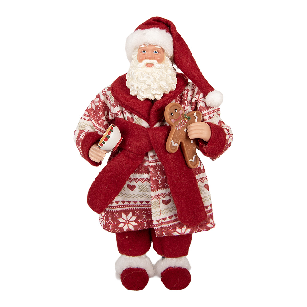 [66360] Decoratie kerstman 15x11x28 cm