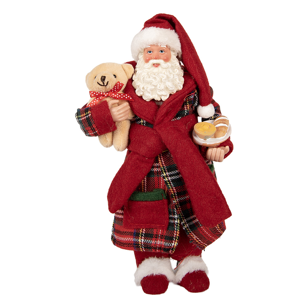 [66362] Decoratie kerstman 16x11x28 cm