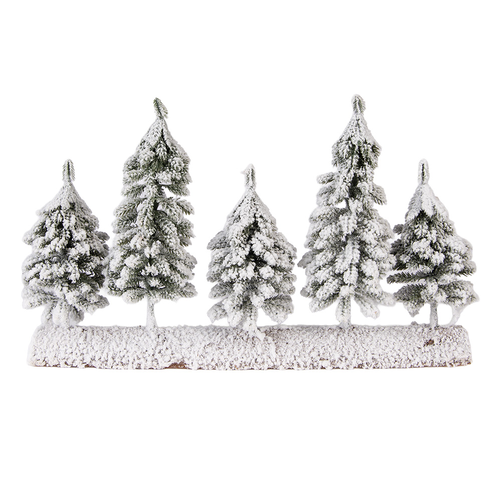 [66434] Decoratie kerstbomen 40x8x25 cm